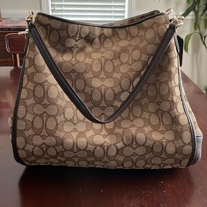 Coach Signature Edie Handbag